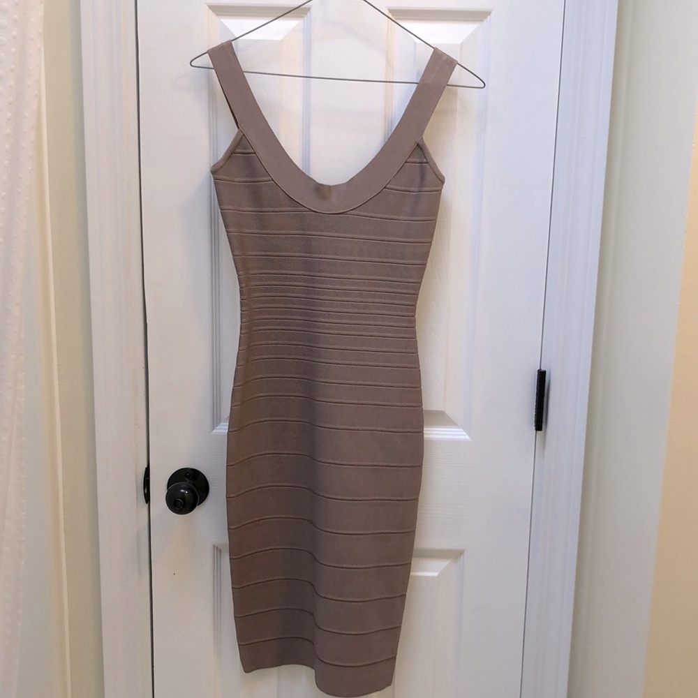Herve Leger signature bandage dress